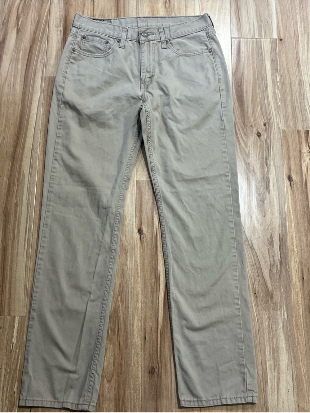 Levi's 514 Men's Straight-Leg Jeans in Beige